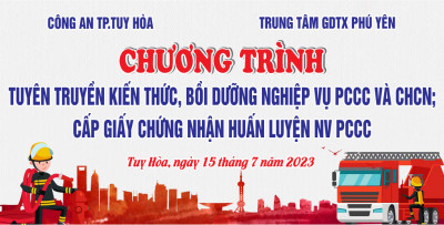 Tập huấn, bồi dưỡng nghiệp vụ Phòng cháy chữa cháy và cứu nạn cứu hộ, diễn tập phương án chữa cháy, phương án cứu nạn cứu hộ năm 2023