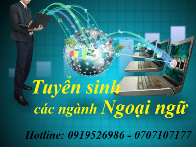 Thông tin tuyển sinh các ngành Ngoại ngữ_Hình thức học Trực tuyến (online)