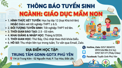 CĐ Mầm non T5 2026